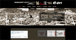 Desktop Screenshot of krumlovskymaraton.com