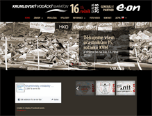 Tablet Screenshot of krumlovskymaraton.com